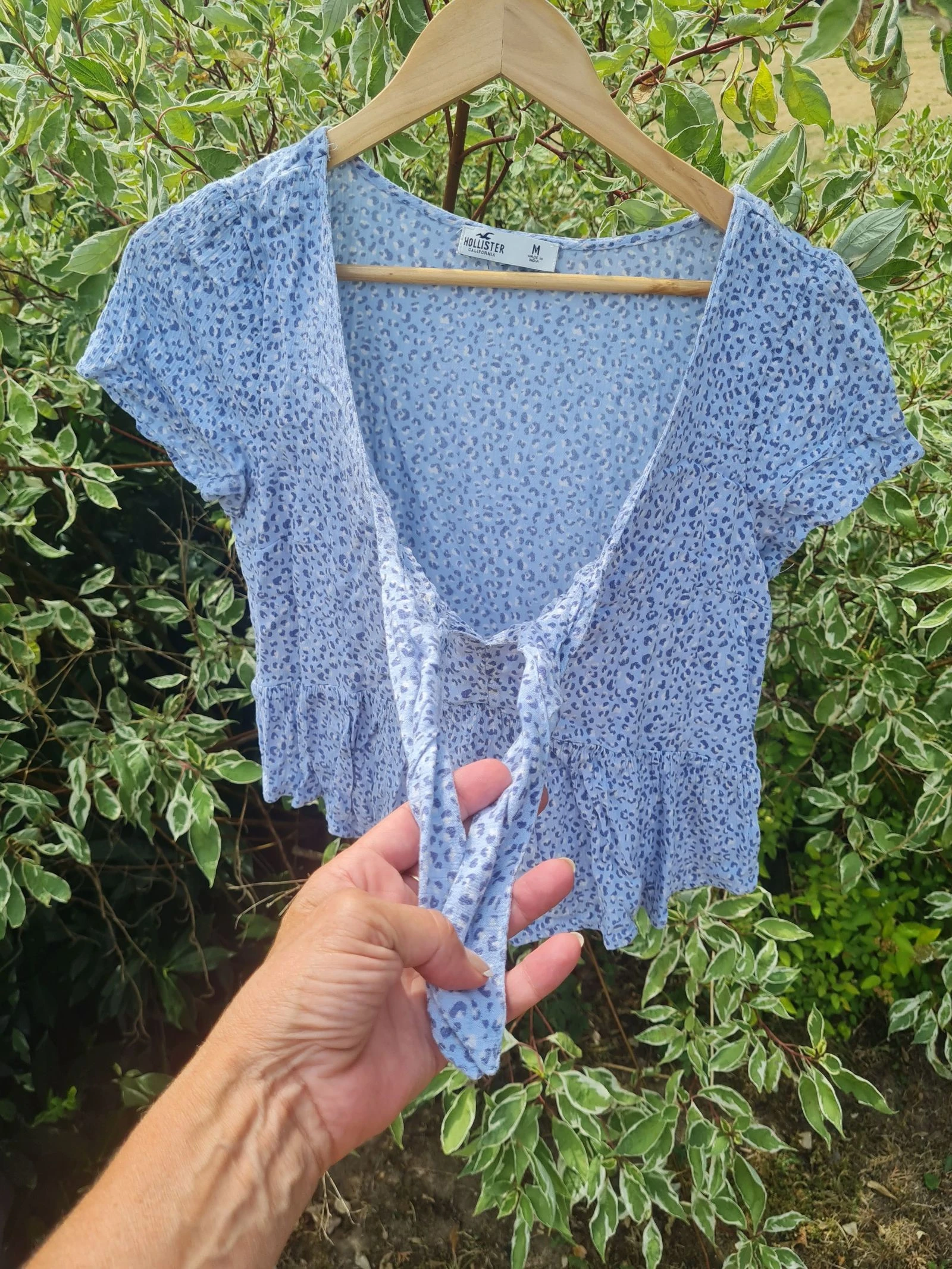 Blauw korte top 🌺 Hollister – photo 3